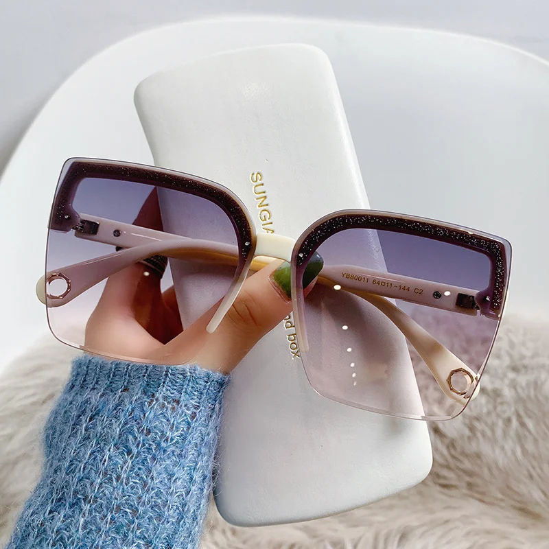 Vintage Outdoor Fashion - Duże okulary przeciwsłoneczne męskie i damskie,