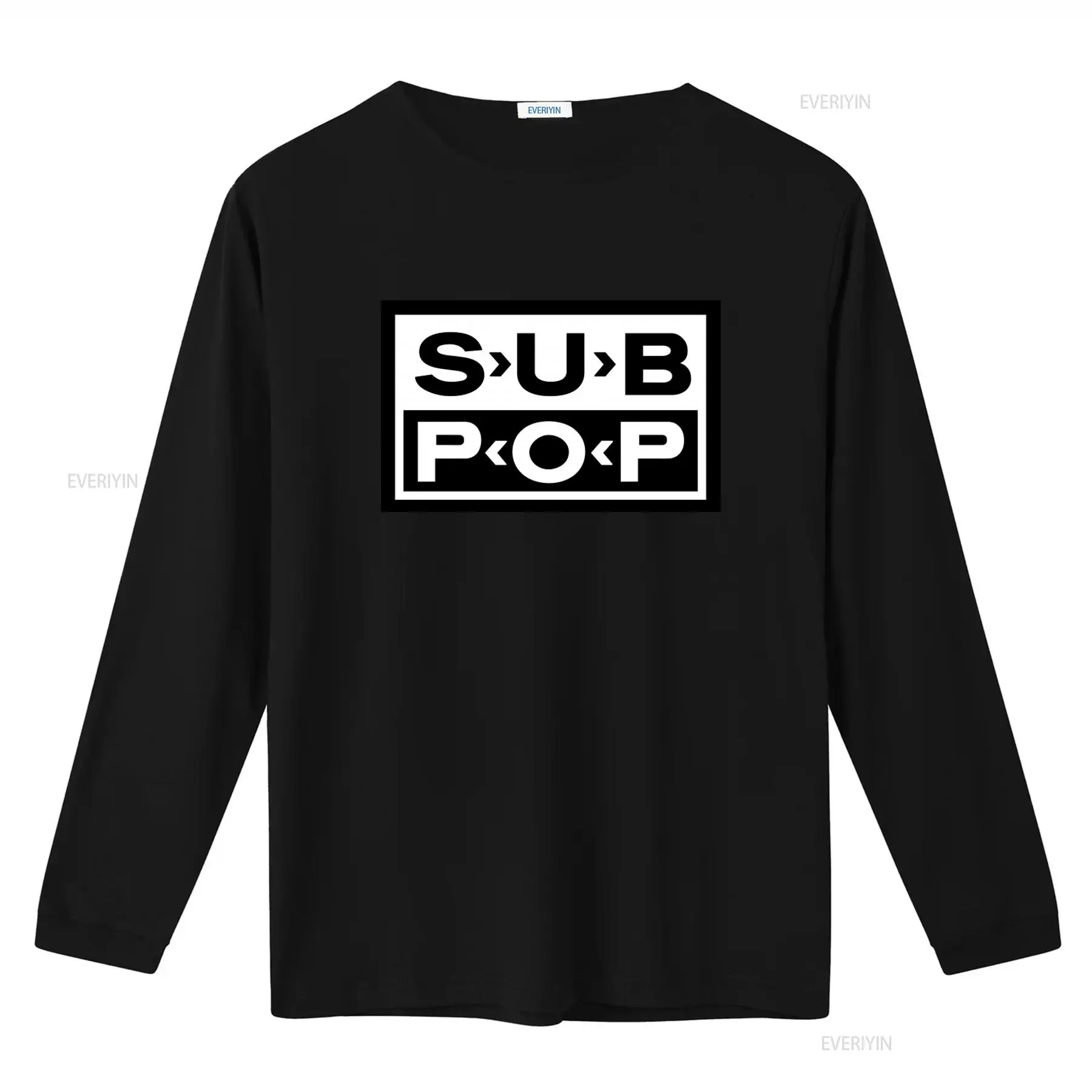 Koszulka Sub Pop Logo, czarna  – Vintage Fashion Jersey recenzja i cena